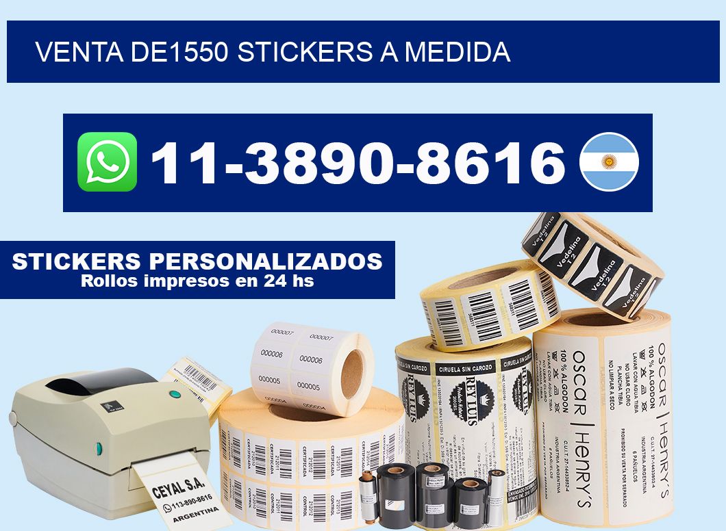 venta de1550 stickers a medida