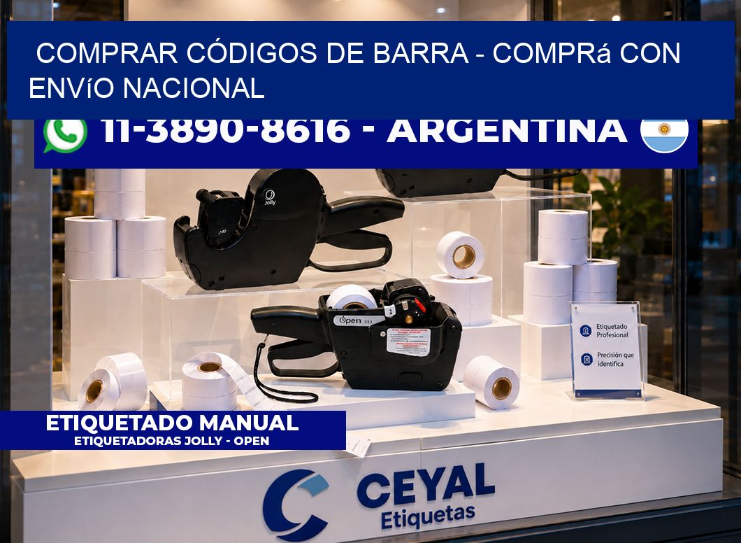 COMPRAR CÓDIGOS DE BARRA - Comprá con envío nacional
