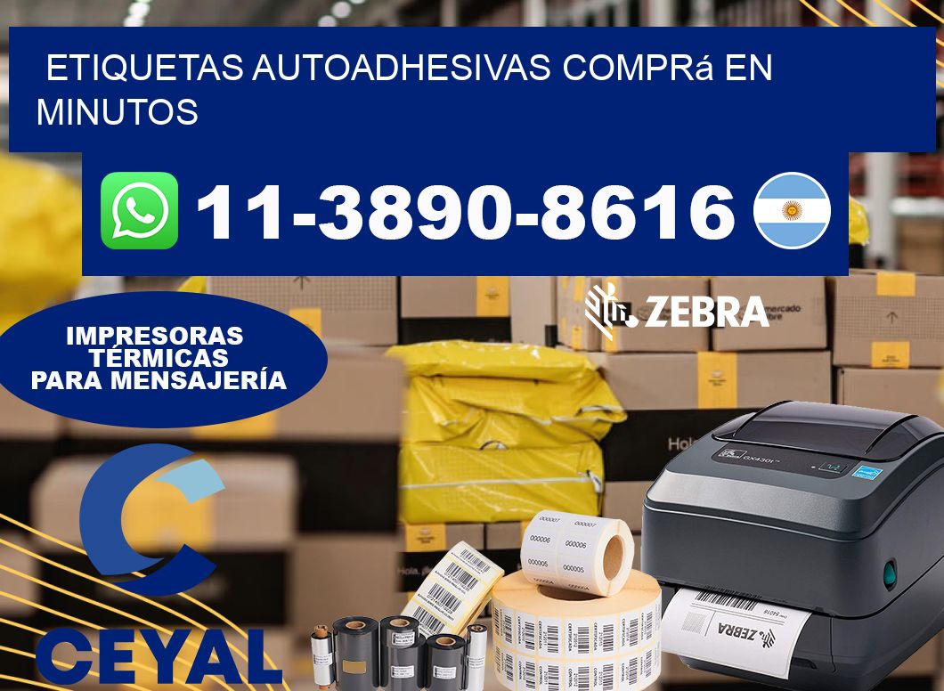 ETIQUETAS AUTOADHESIVAS Comprá en minutos