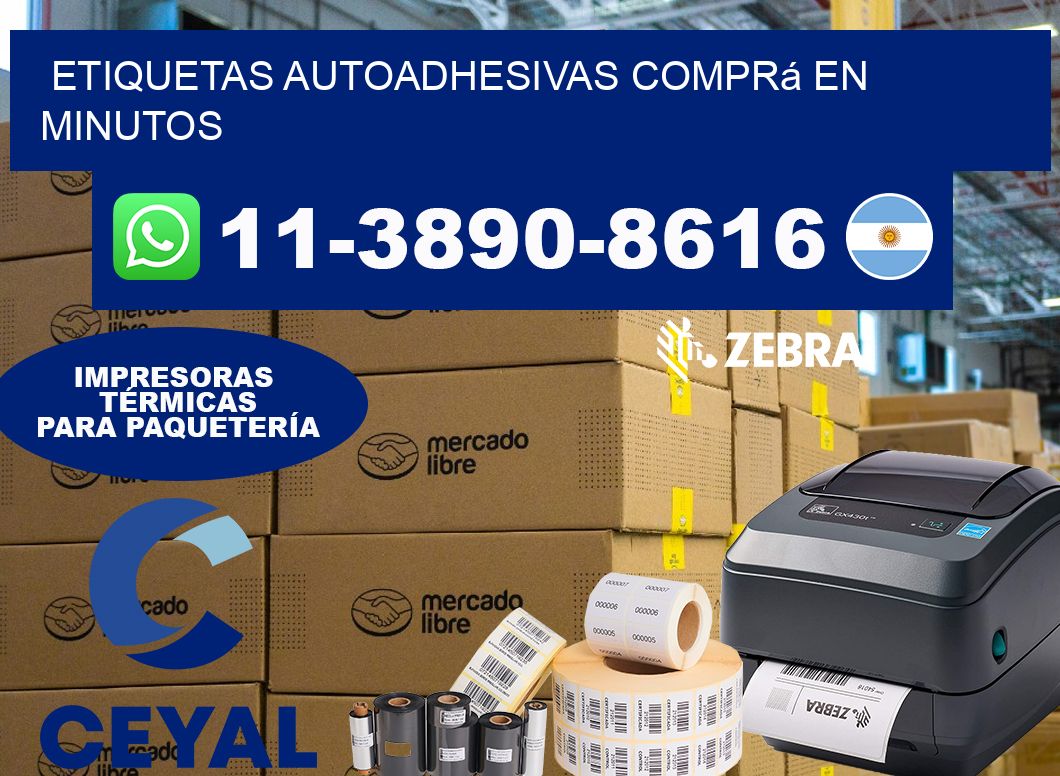 ETIQUETAS AUTOADHESIVAS Comprá en minutos
