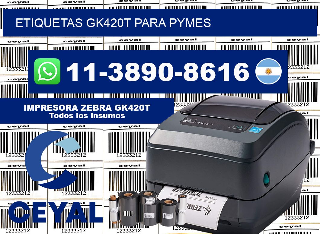 ETIQUETAS GK420T PARA PYMES