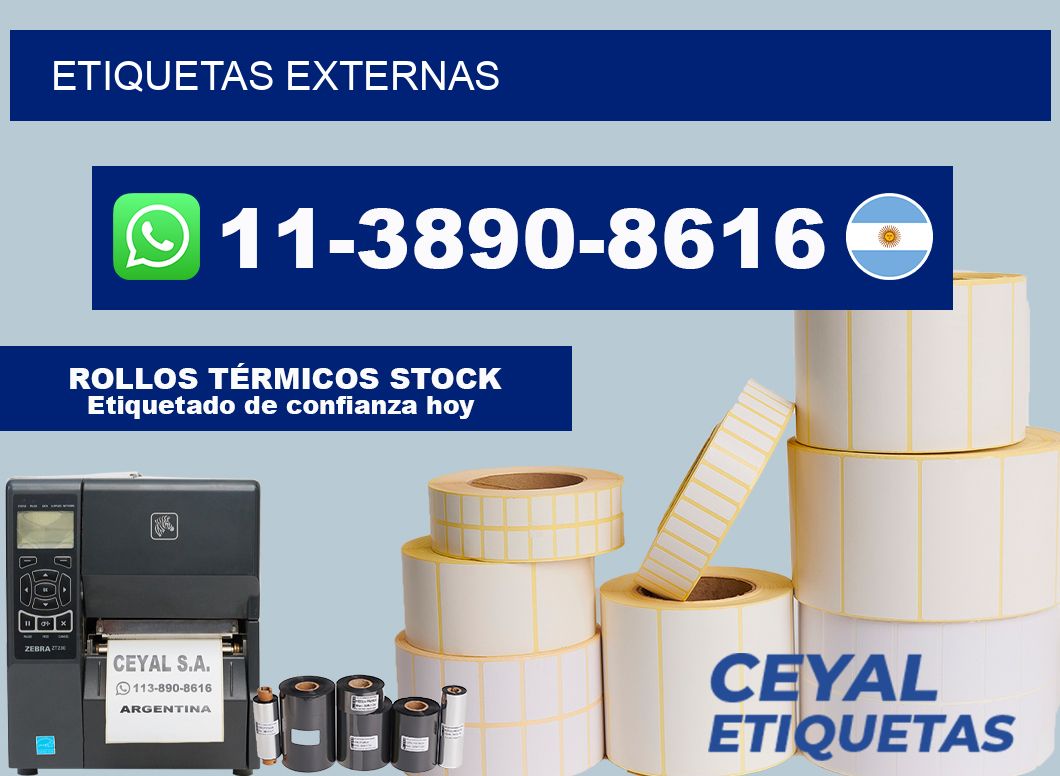 ETIQUETAS externas