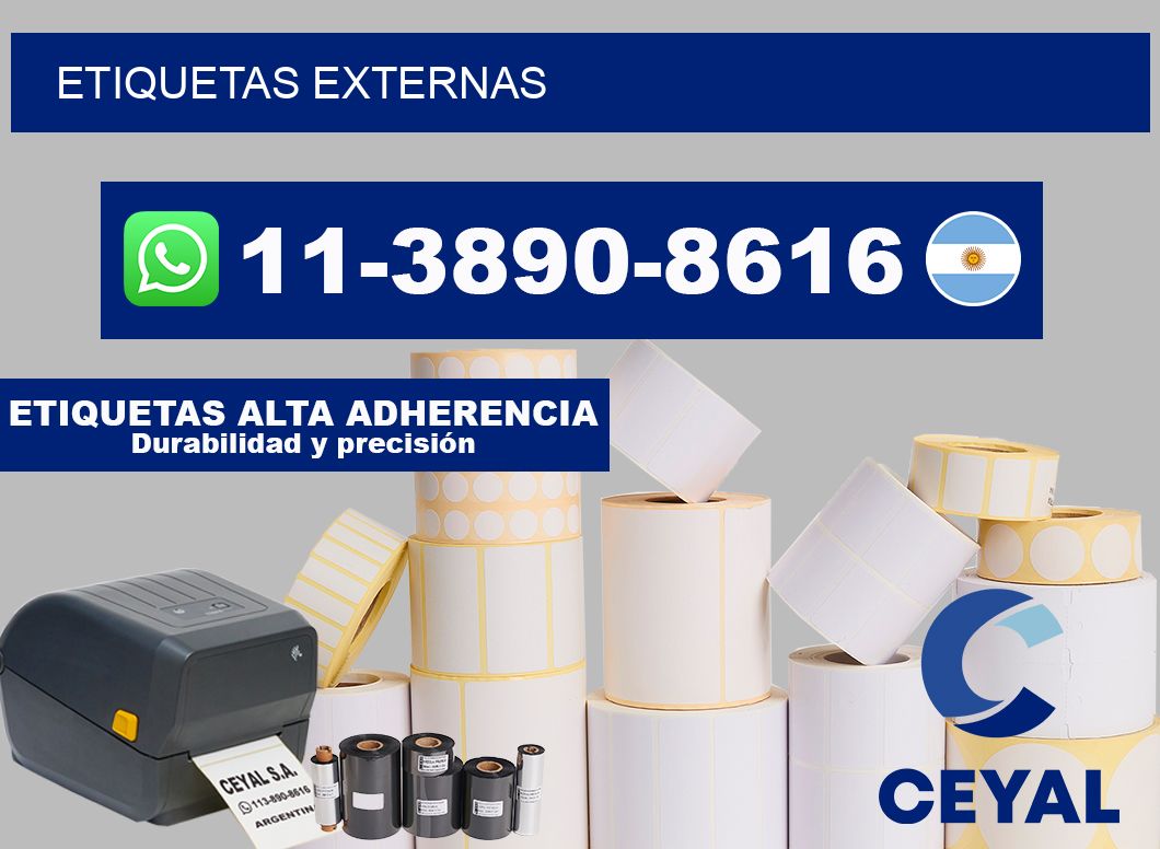 ETIQUETAS externas
