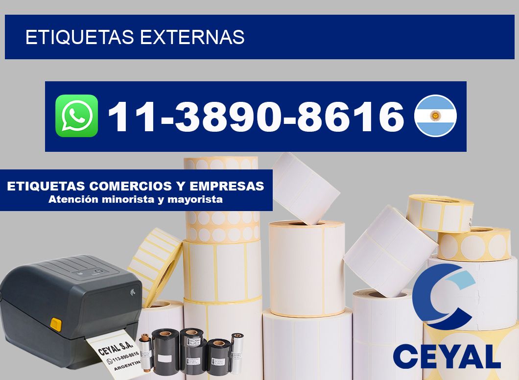 ETIQUETAS externas