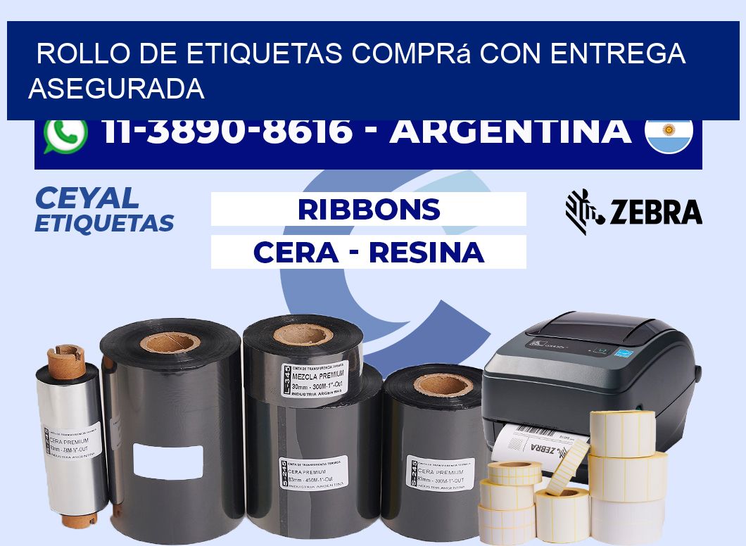 ROLLO DE ETIQUETAS Comprá con entrega asegurada