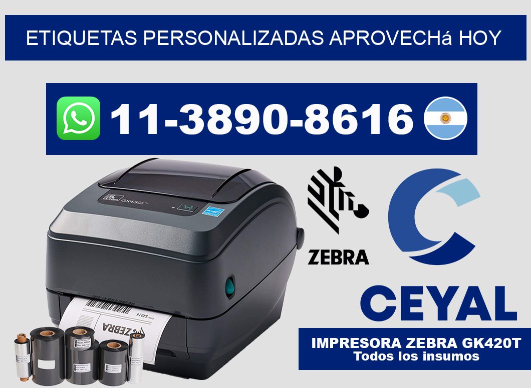 etiquetas personalizadas Aprovechá hoy