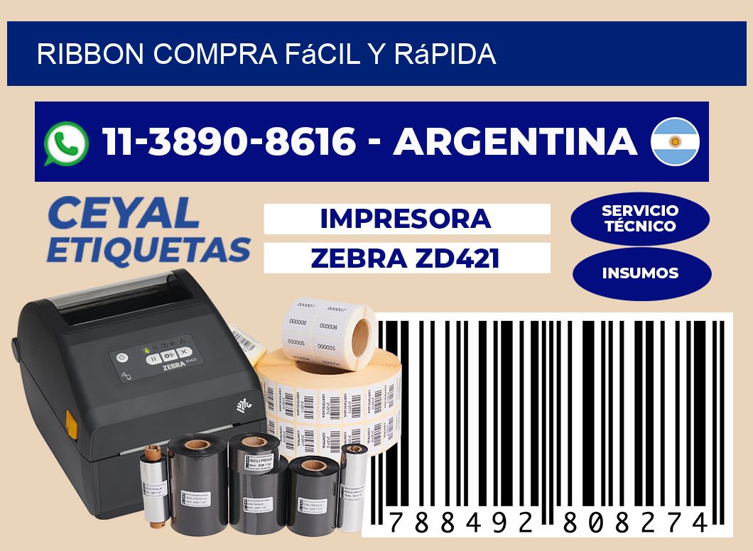 ribbon Compra fácil y rápida