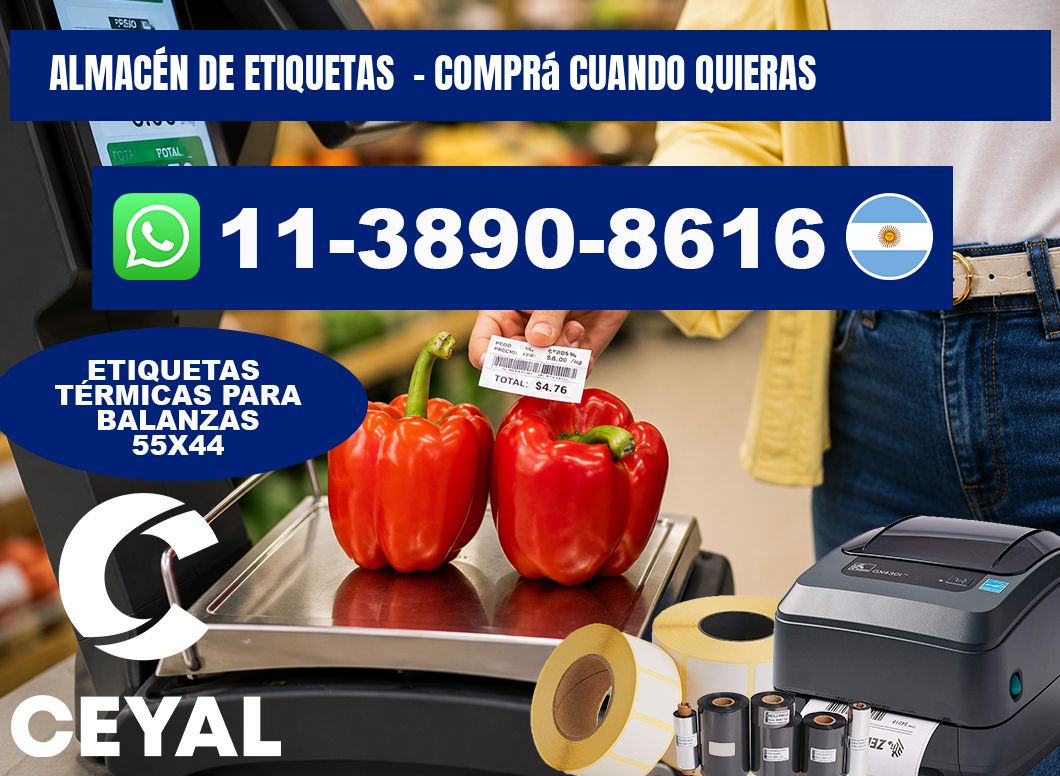 ALMACÉN DE ETIQUETAS  - Comprá cuando quieras