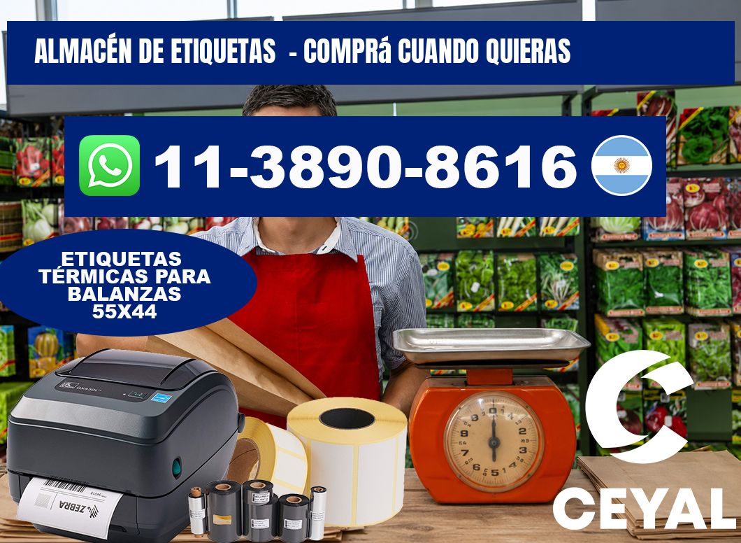 ALMACÉN DE ETIQUETAS  - Comprá cuando quieras