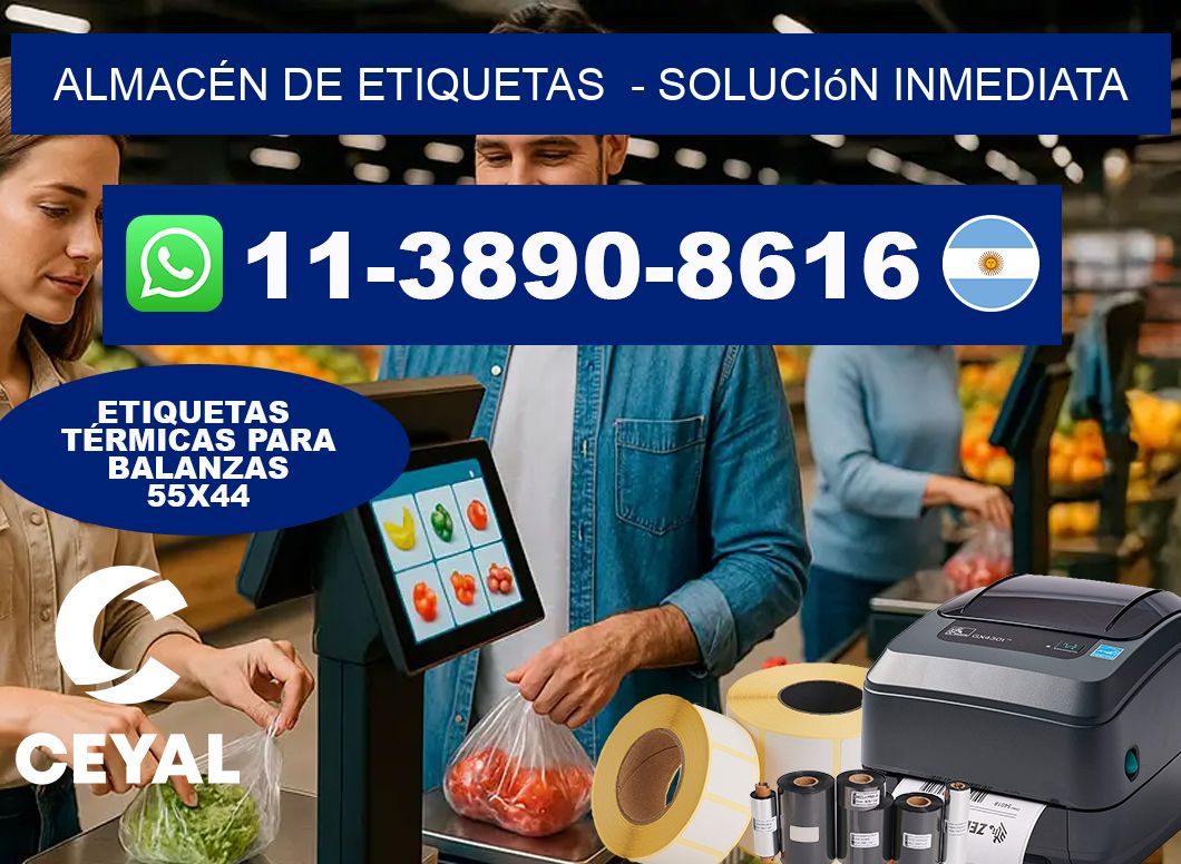 ALMACÉN DE ETIQUETAS - Solución inmediata