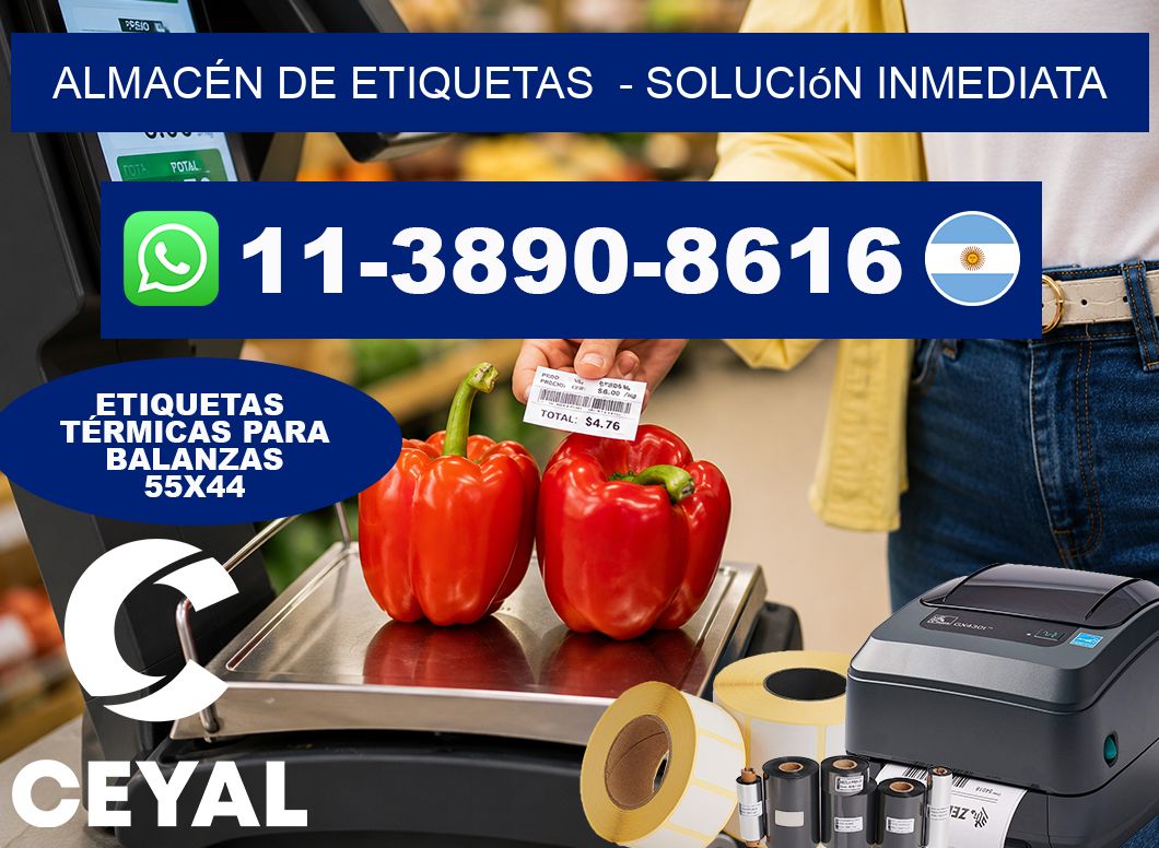 ALMACÉN DE ETIQUETAS  – Solución inmediata
