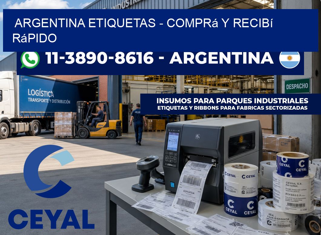 ARGENTINA ETIQUETAS - Comprá y recibí rápido