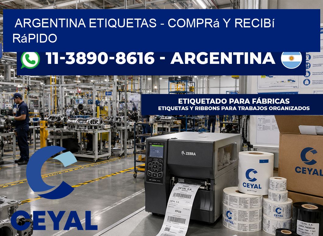 ARGENTINA ETIQUETAS – Comprá y recibí rápido