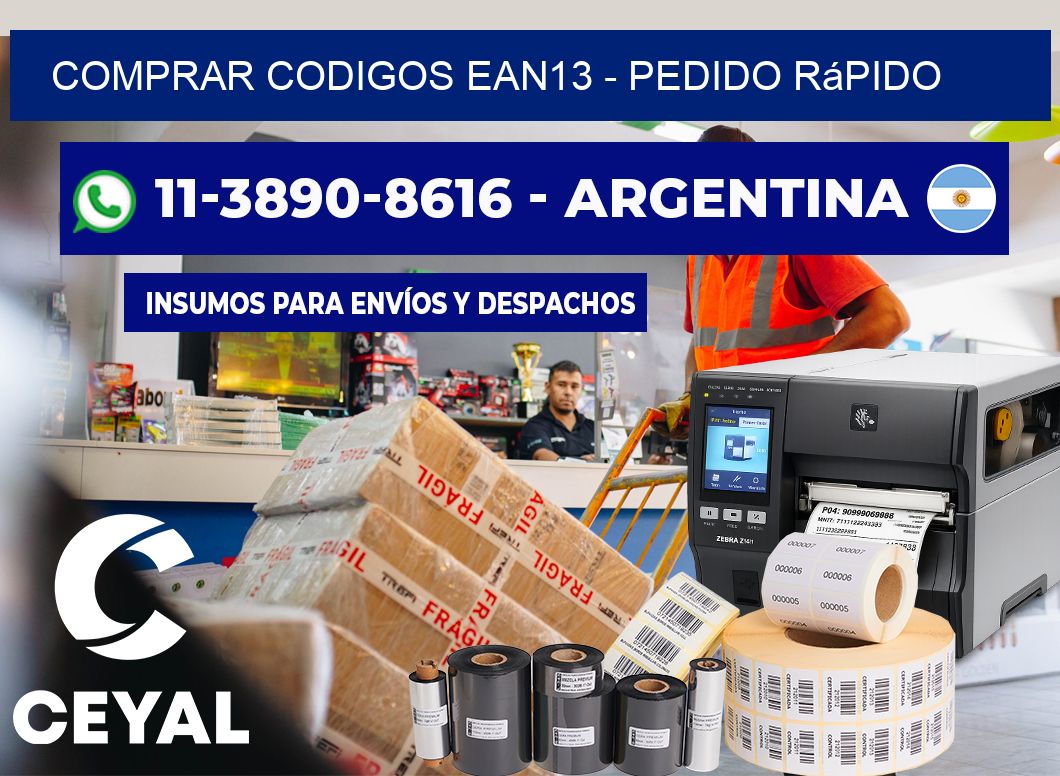 COMPRAR CODIGOS EAN13 - Pedido rápido