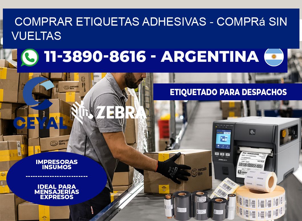 COMPRAR ETIQUETAS ADHESIVAS - Comprá sin vueltas