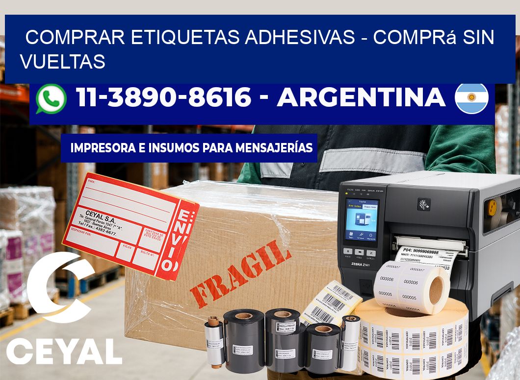 COMPRAR ETIQUETAS ADHESIVAS - Comprá sin vueltas