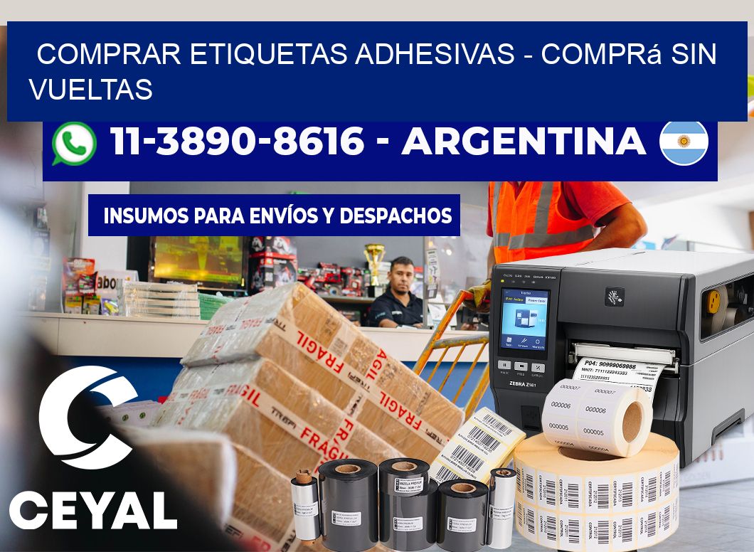 COMPRAR ETIQUETAS ADHESIVAS - Comprá sin vueltas