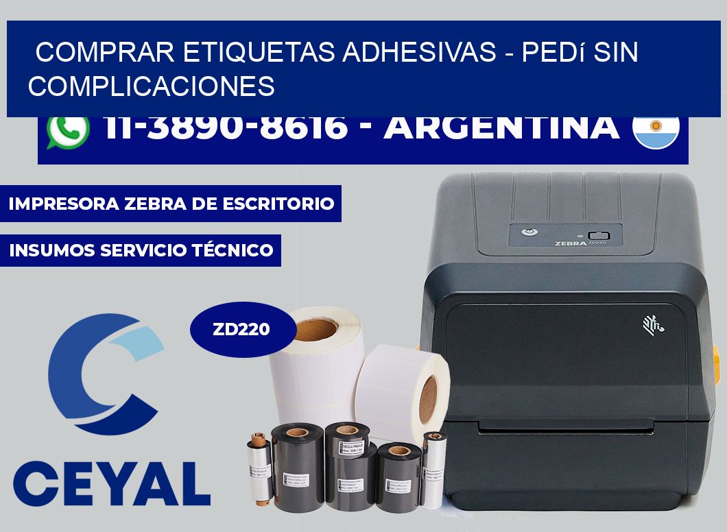 COMPRAR ETIQUETAS ADHESIVAS - Pedí sin complicaciones
