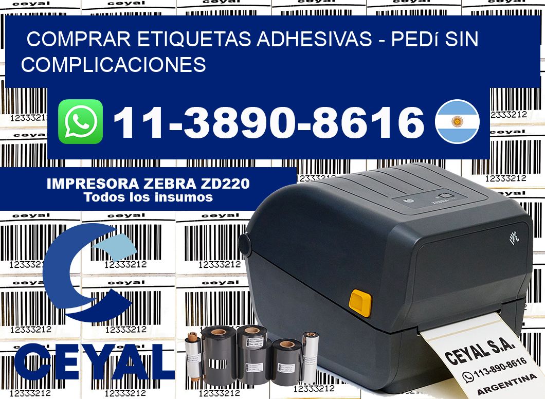 COMPRAR ETIQUETAS ADHESIVAS - Pedí sin complicaciones