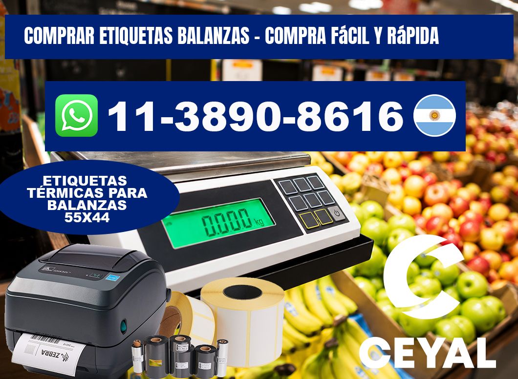 COMPRAR ETIQUETAS BALANZAS - Compra fácil y rápida