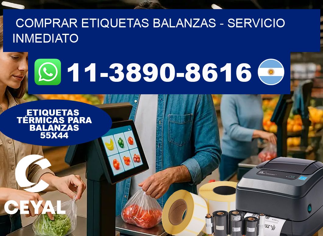 COMPRAR ETIQUETAS BALANZAS - Servicio inmediato