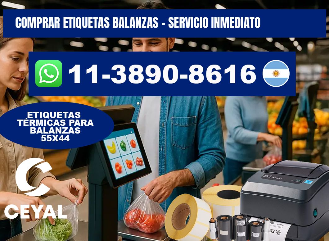 COMPRAR ETIQUETAS BALANZAS - Servicio inmediato