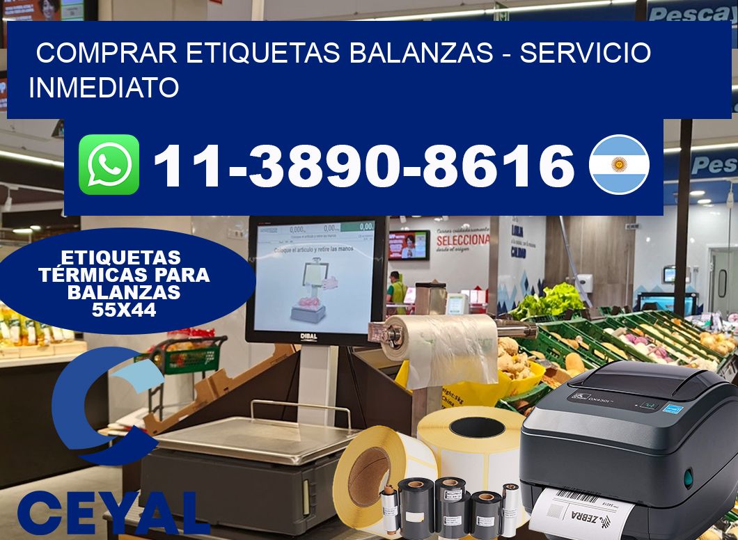 COMPRAR ETIQUETAS BALANZAS – Servicio inmediato