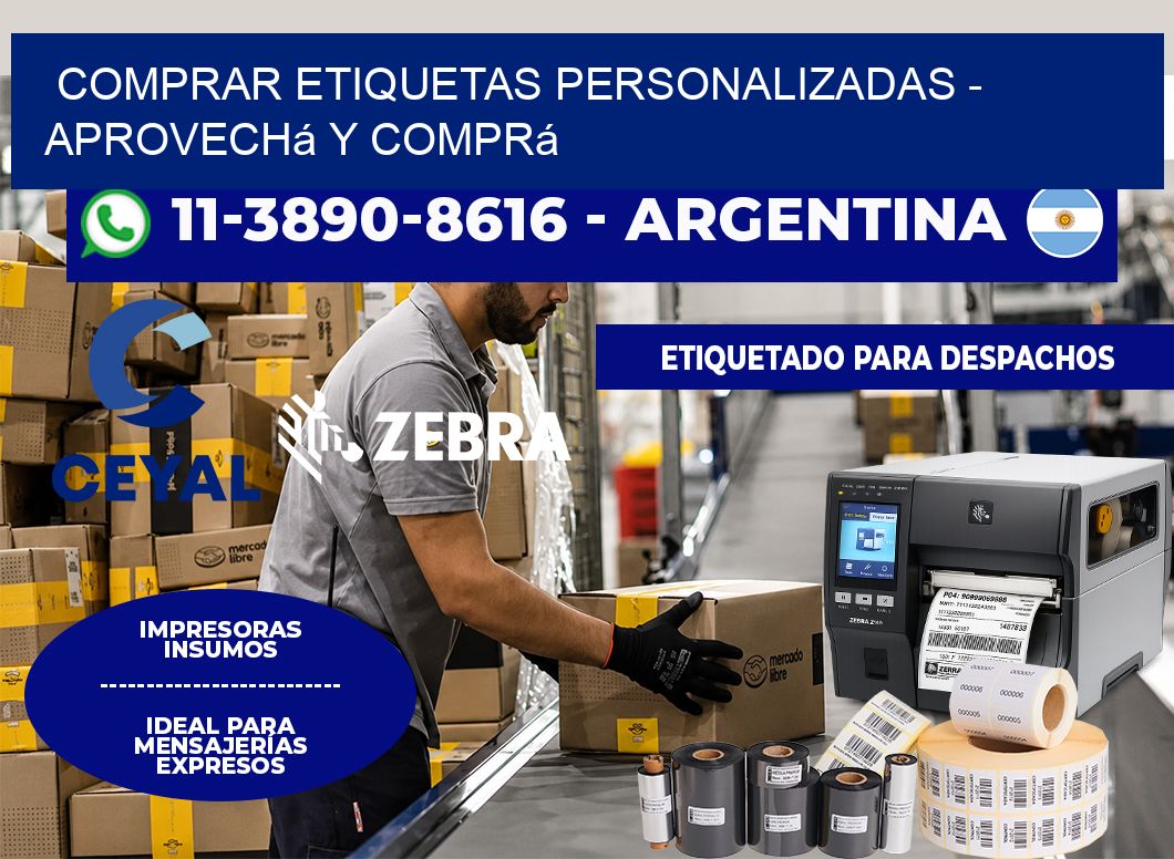 COMPRAR ETIQUETAS PERSONALIZADAS - Aprovechá y comprá