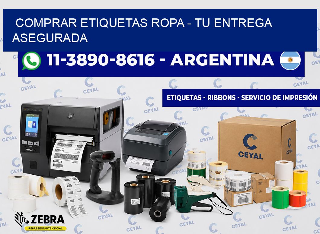COMPRAR ETIQUETAS ROPA - Tu entrega asegurada