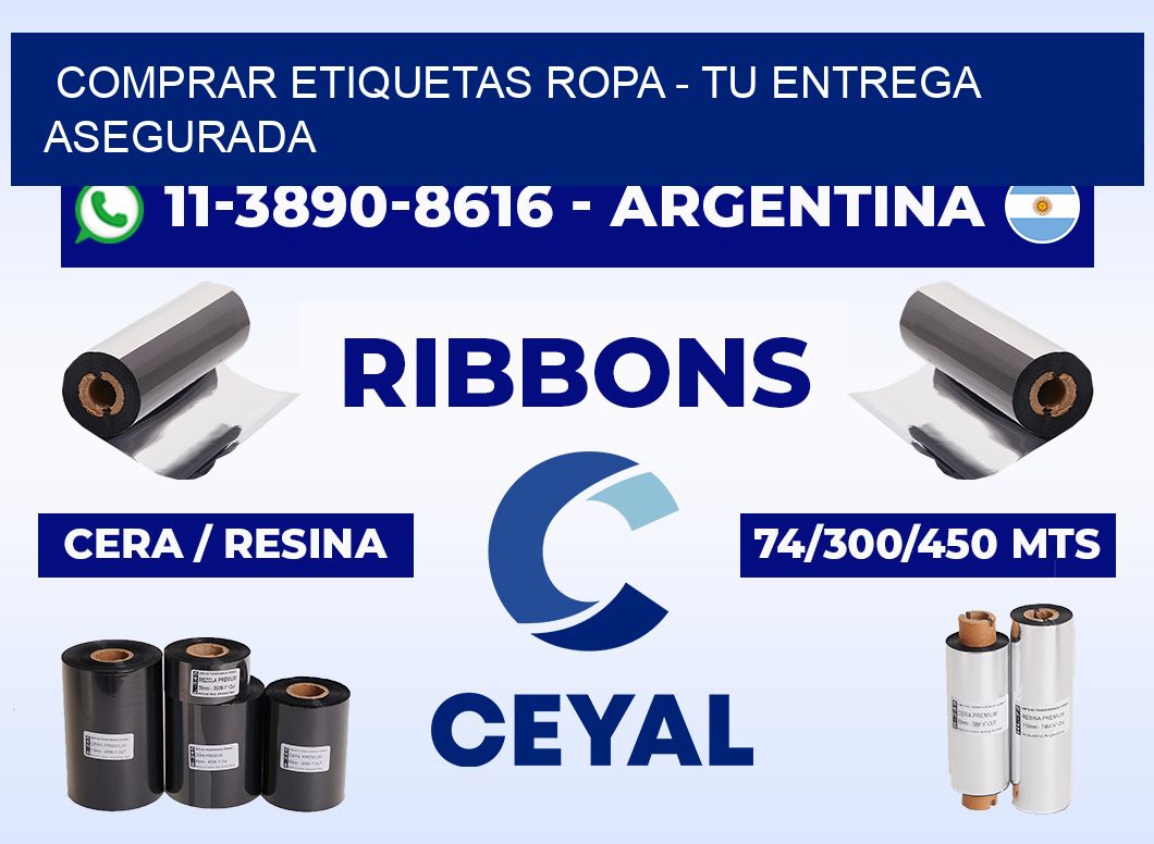 COMPRAR ETIQUETAS ROPA - Tu entrega asegurada