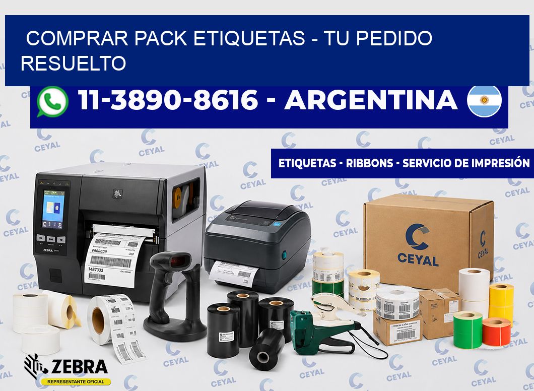 COMPRAR PACK ETIQUETAS - Tu pedido resuelto