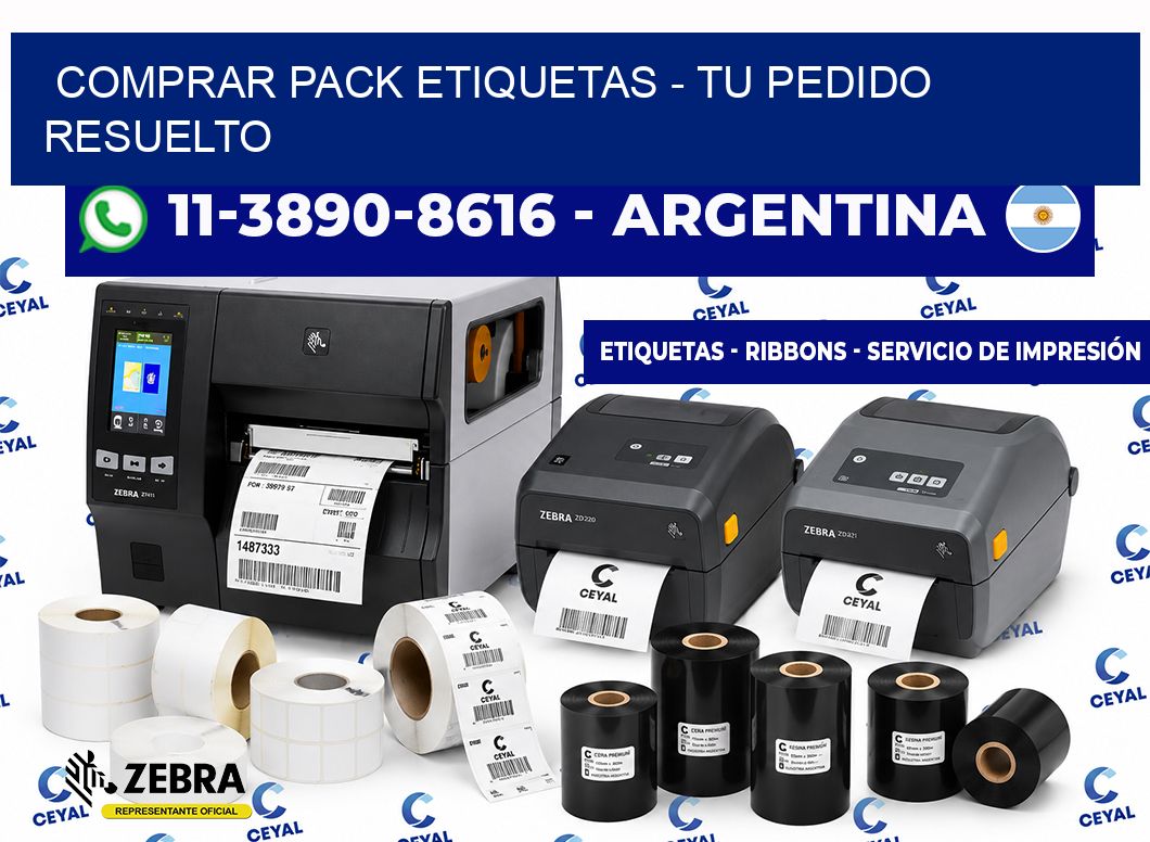 COMPRAR PACK ETIQUETAS - Tu pedido resuelto