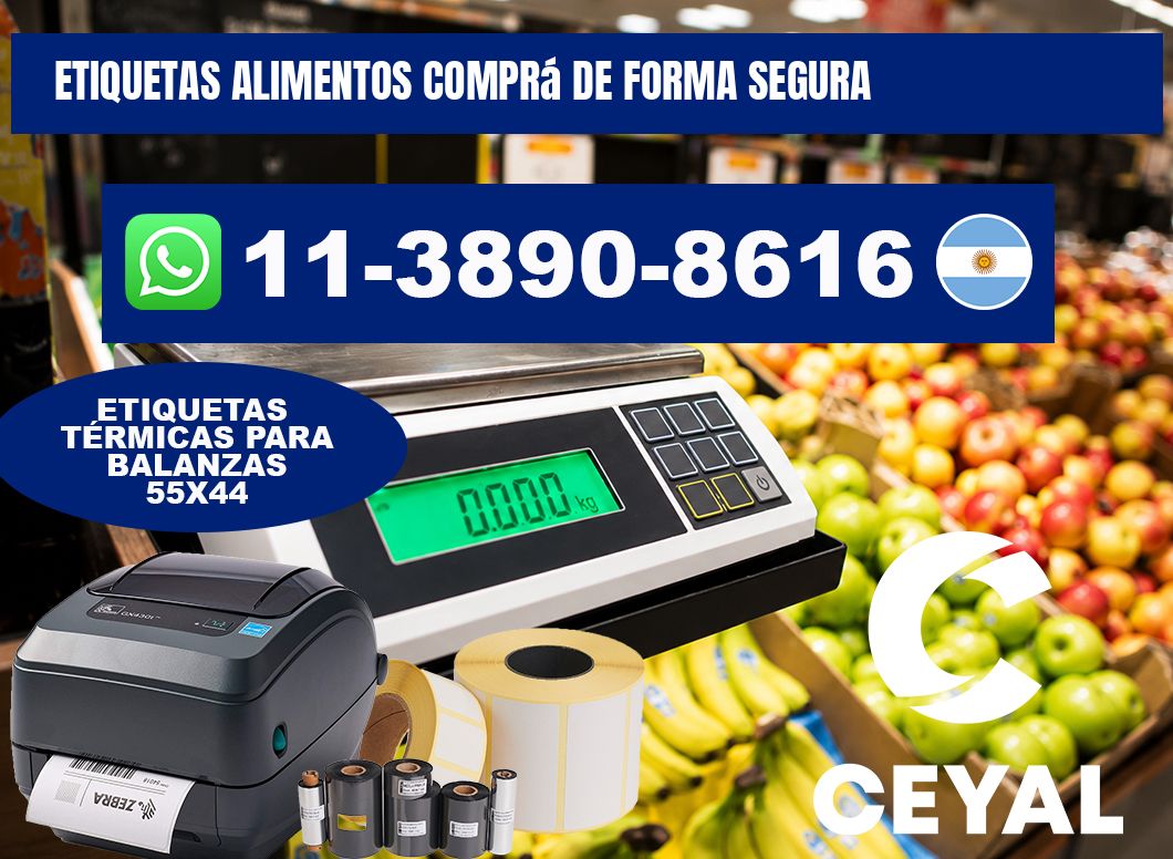 ETIQUETAS ALIMENTOS Comprá de forma segura