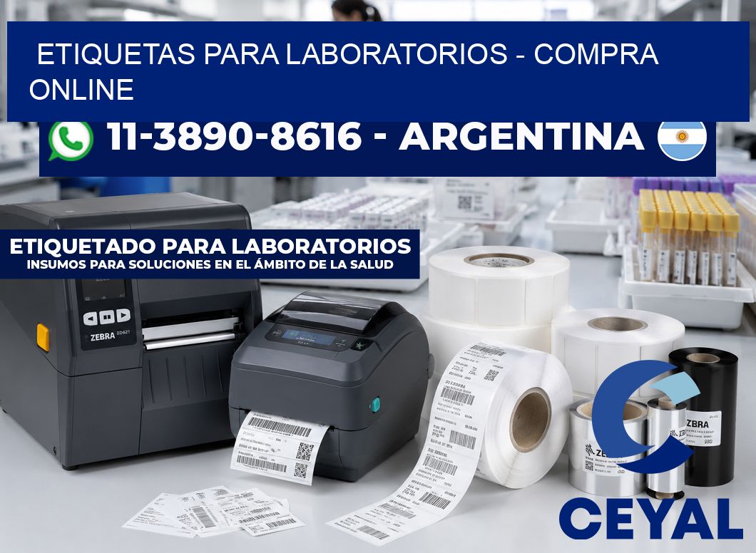 ETIQUETAS PARA LABORATORIOS - compra online