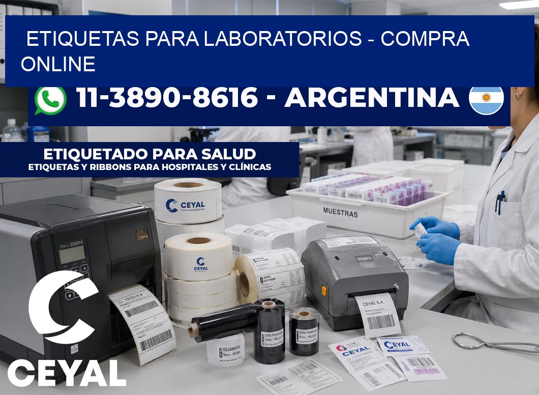 ETIQUETAS PARA LABORATORIOS - compra online