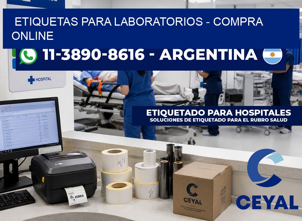 ETIQUETAS PARA LABORATORIOS - compra online