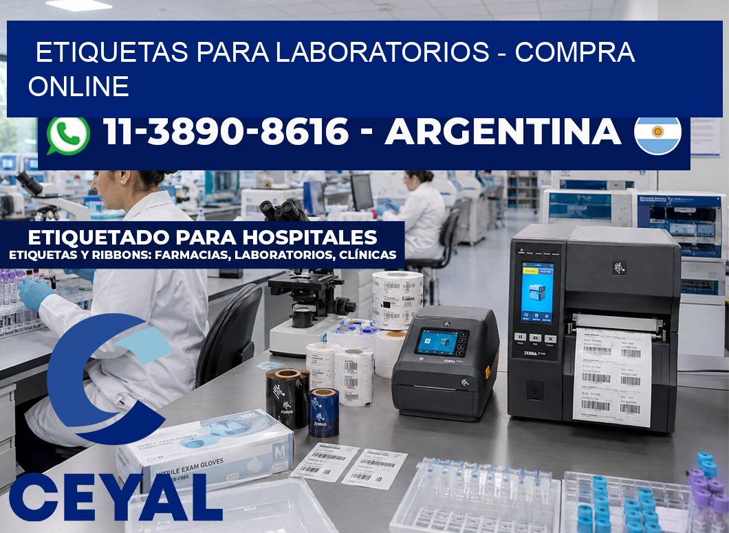 ETIQUETAS PARA LABORATORIOS - compra online