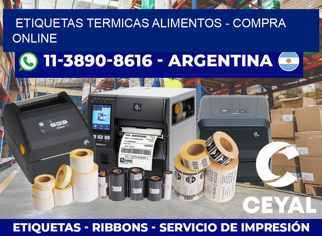 ETIQUETAS TERMICAS ALIMENTOS – compra online