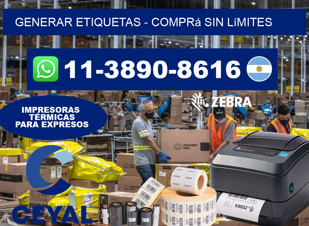 GENERAR ETIQUETAS - Comprá sin límites