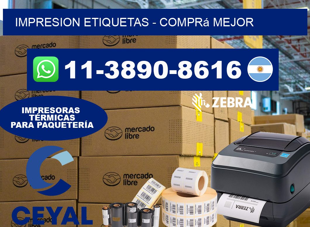 IMPRESION ETIQUETAS - Comprá mejor