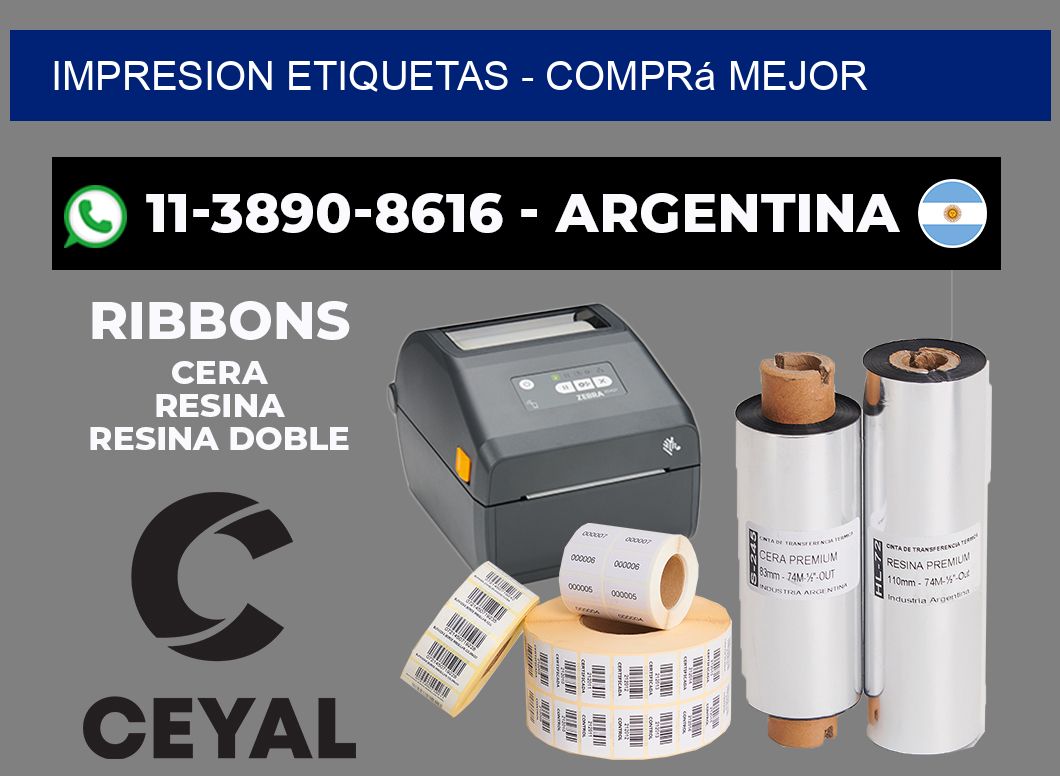 IMPRESION ETIQUETAS - Comprá mejor