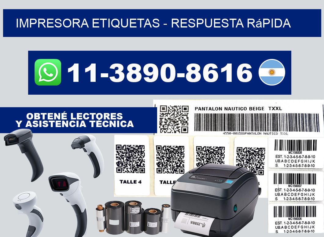 IMPRESORA ETIQUETAS - Respuesta rápida