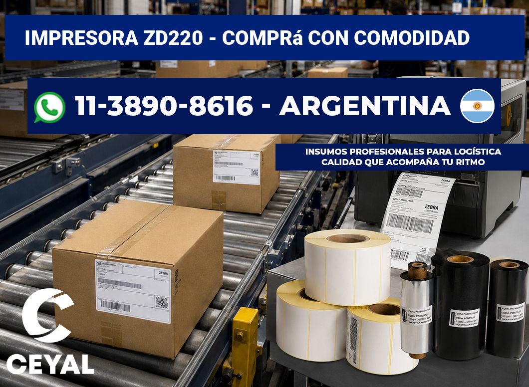 IMPRESORA ZD220 – Comprá con comodidad
