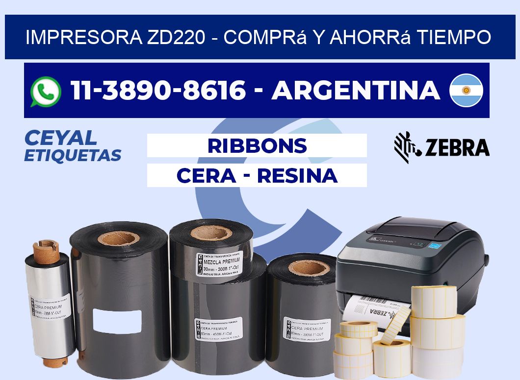 IMPRESORA ZD220 - Comprá y ahorrá tiempo