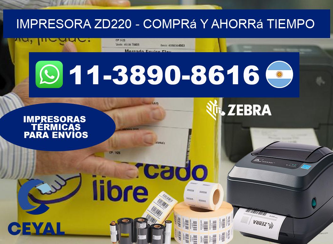 IMPRESORA ZD220 – Comprá y ahorrá tiempo