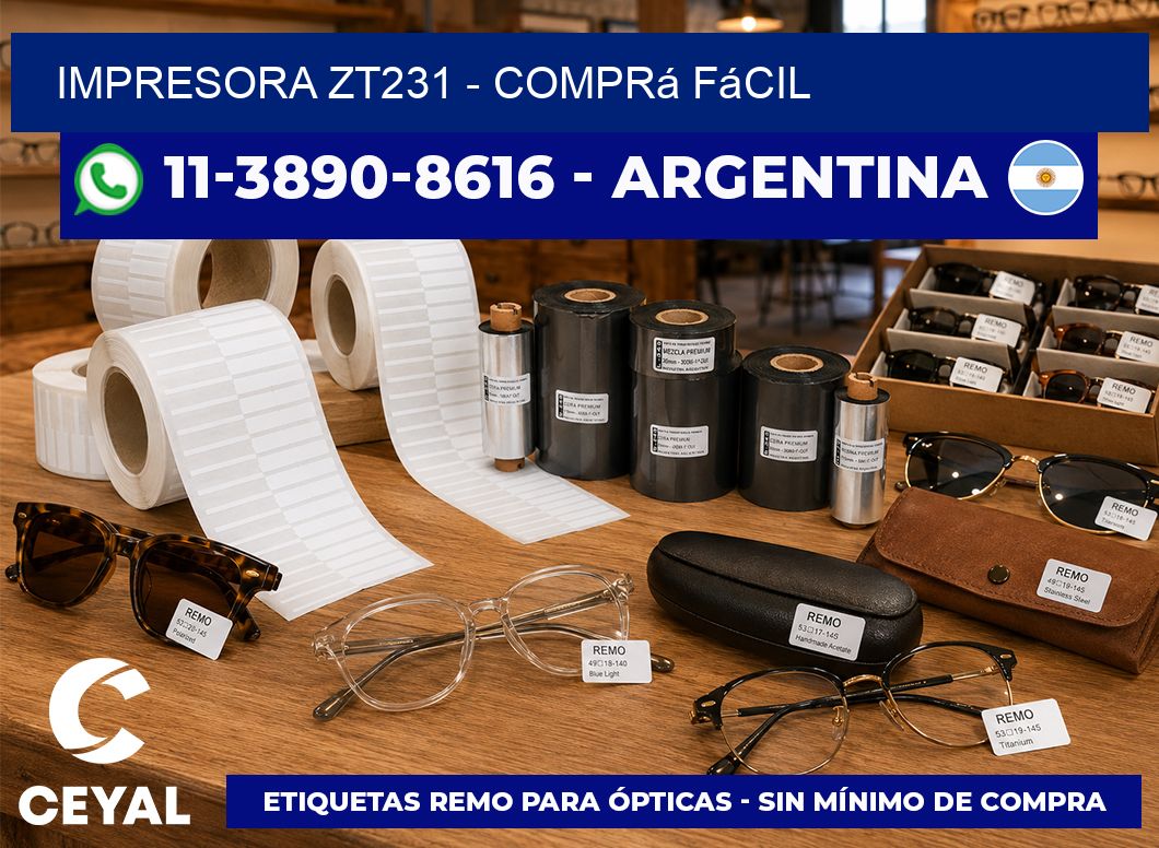 IMPRESORA ZT231 - Comprá fácil