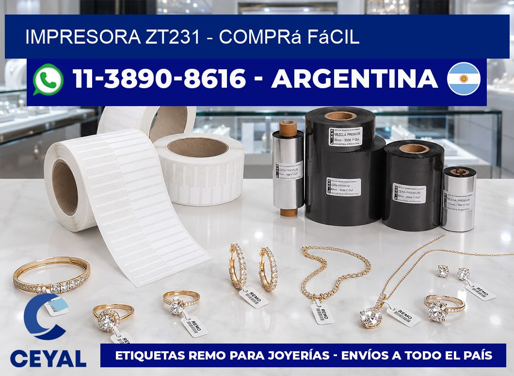 IMPRESORA ZT231 - Comprá fácil