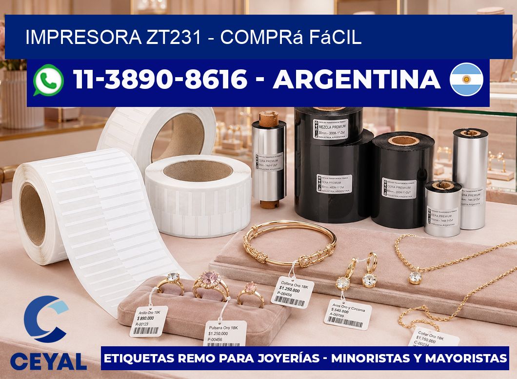IMPRESORA ZT231 – Comprá fácil