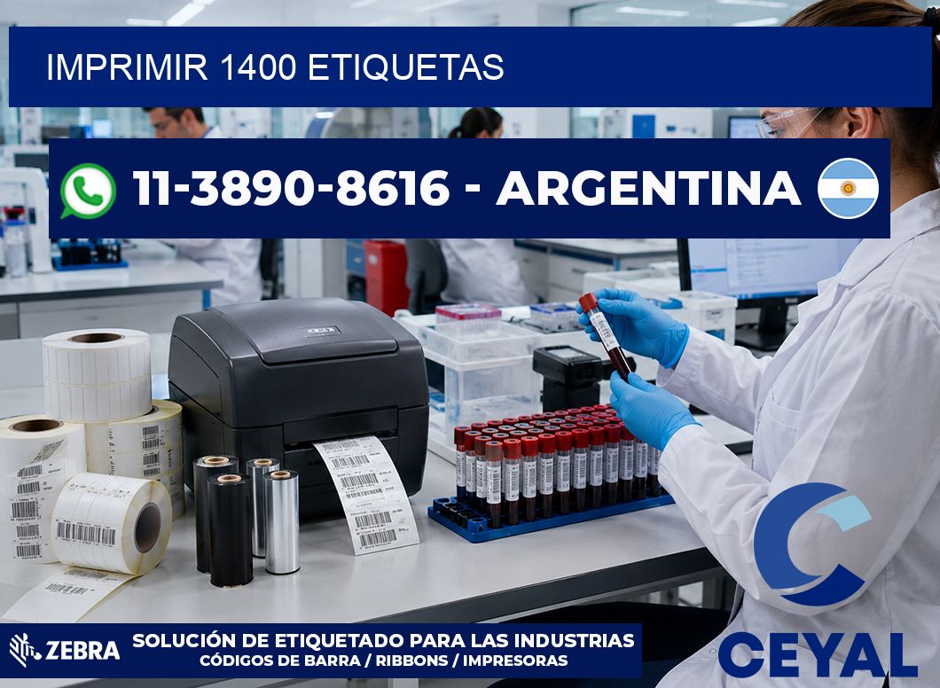 IMPRIMIR 1400 ETIQUETAS