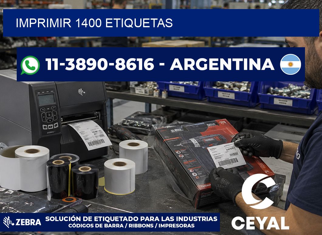 IMPRIMIR 1400 ETIQUETAS